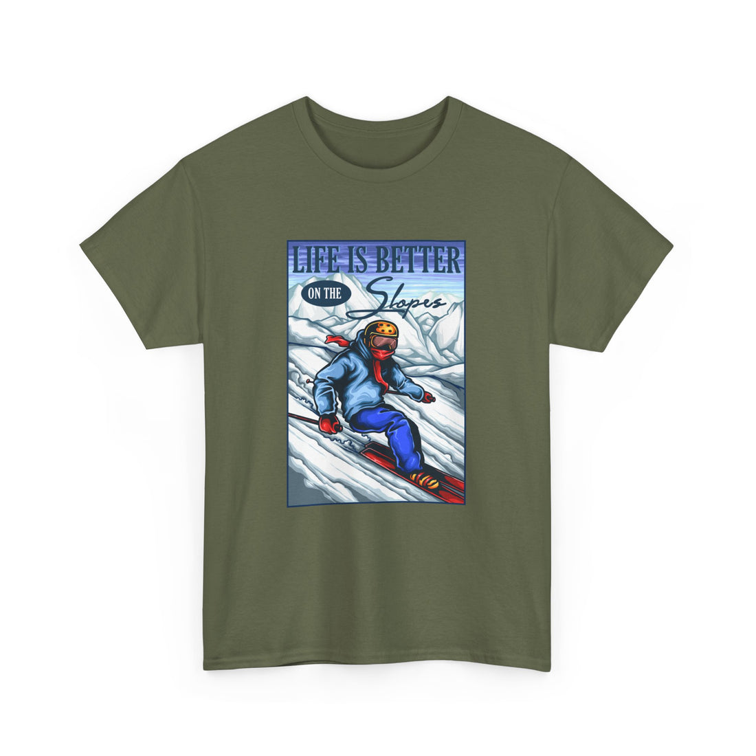 Life Is Better On The Slopes T-Shirt - Graphic T-Shirt from Tee Utopia