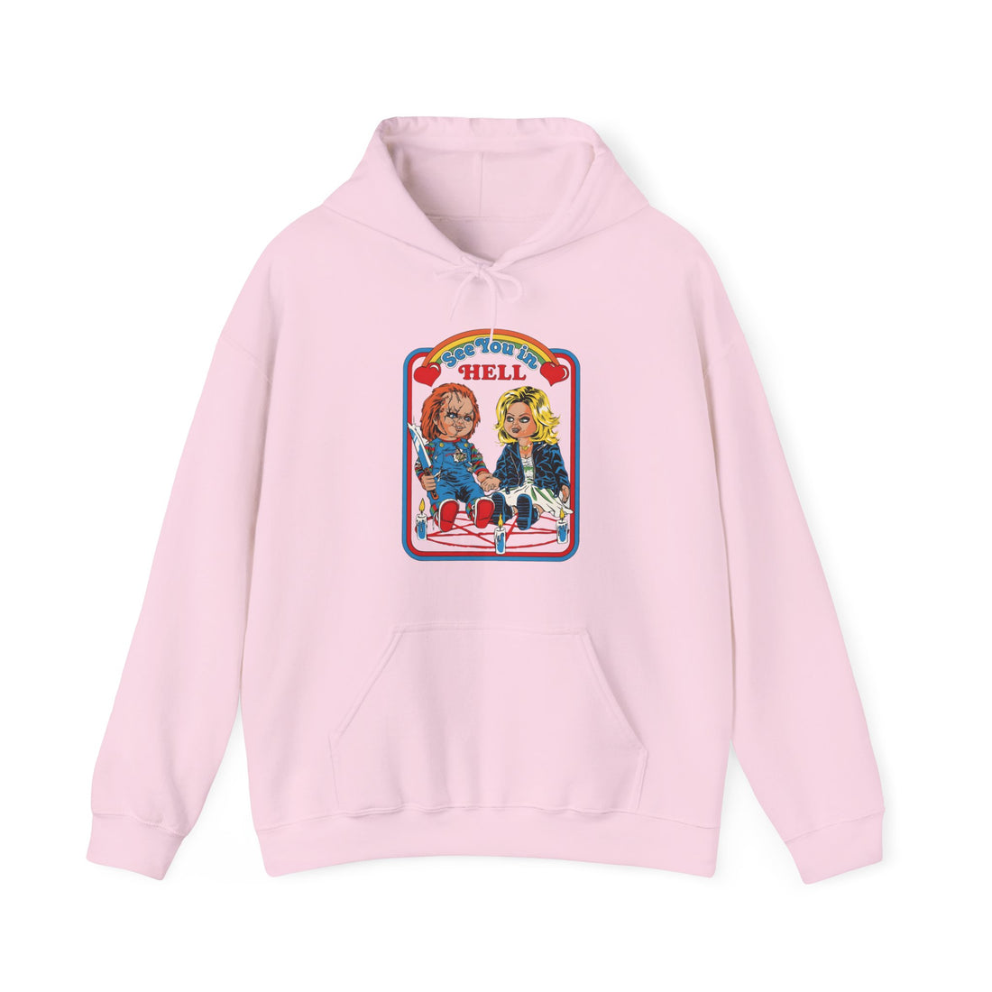 See You In Hell Date Hoodie - Graphic Hoodie from Tee Utopia