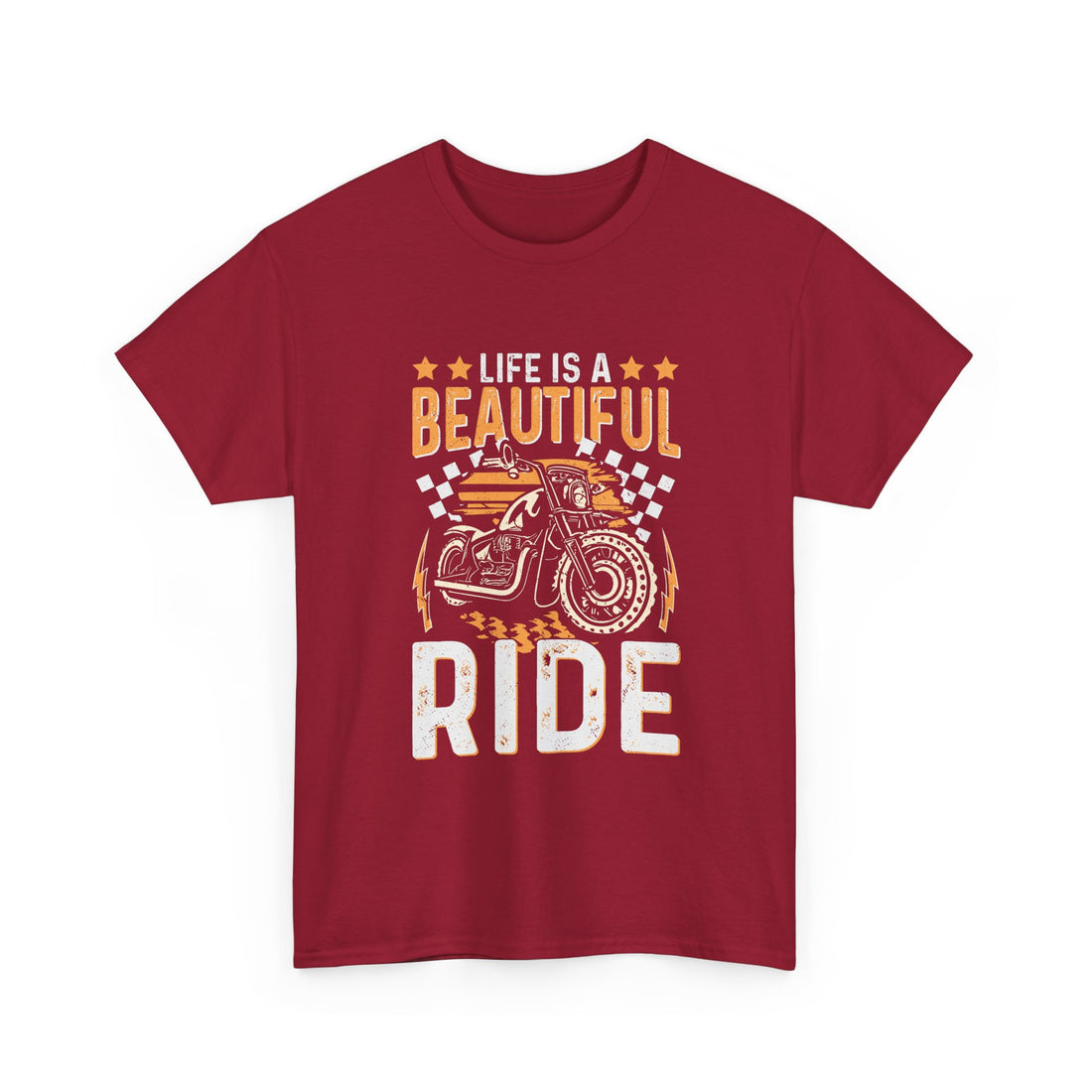 Life Is Beautiful Ride T-Shirt - Graphic T-Shirt from Tee Utopia