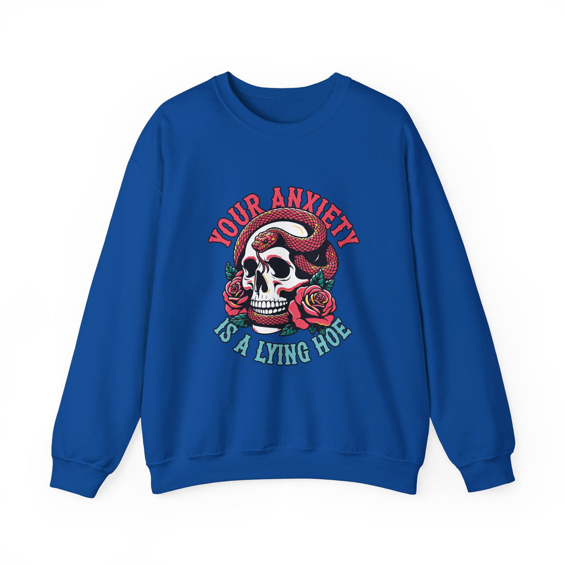 Is a Lying Hoe Sweatshirt - Graphic Sweatshirt from Tee Utopia