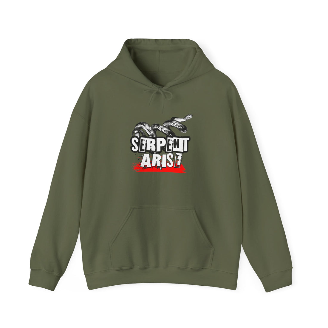 Serpent Arise Front and Back Hoodie - Graphic Hoodie from Tee Utopia