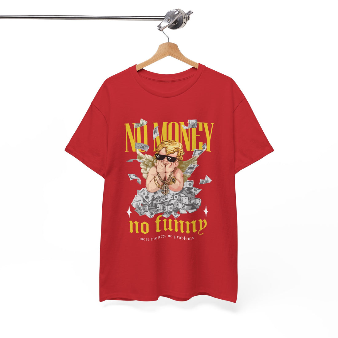 No Money No Funny T-Shirt - Graphic T-Shirt from Tee Utopia