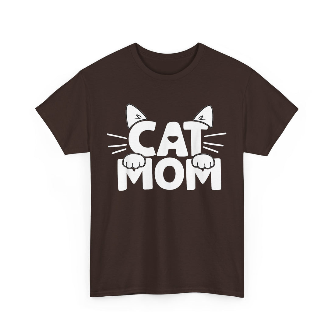 Cat Mom Whiskers T-Shirt - Graphic T-Shirt from Tee Utopia
