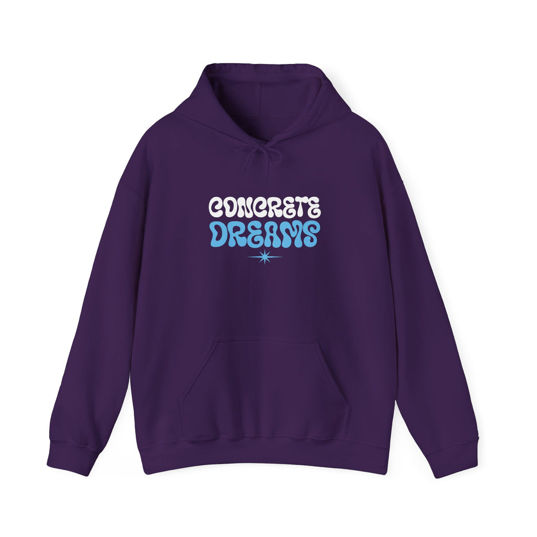 Concrete Dreams Front and Back Hoodie - Graphic Hoodie from Tee Utopia