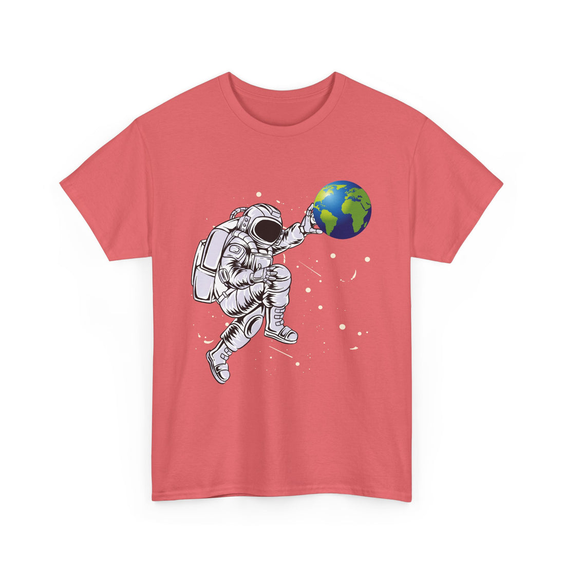 Astronaut Pushing Earth  T-Shirt - Graphic T-Shirt from Tee Utopia