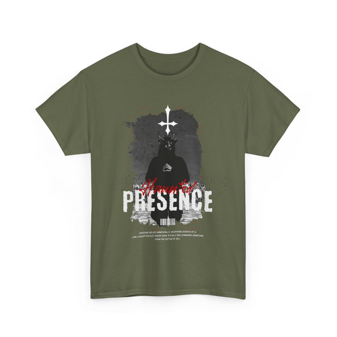 Haunted Presence T-Shirt - Graphic T-Shirt from Tee Utopia