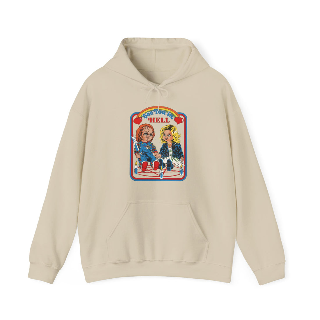 See You In Hell Date Hoodie - Graphic Hoodie from Tee Utopia