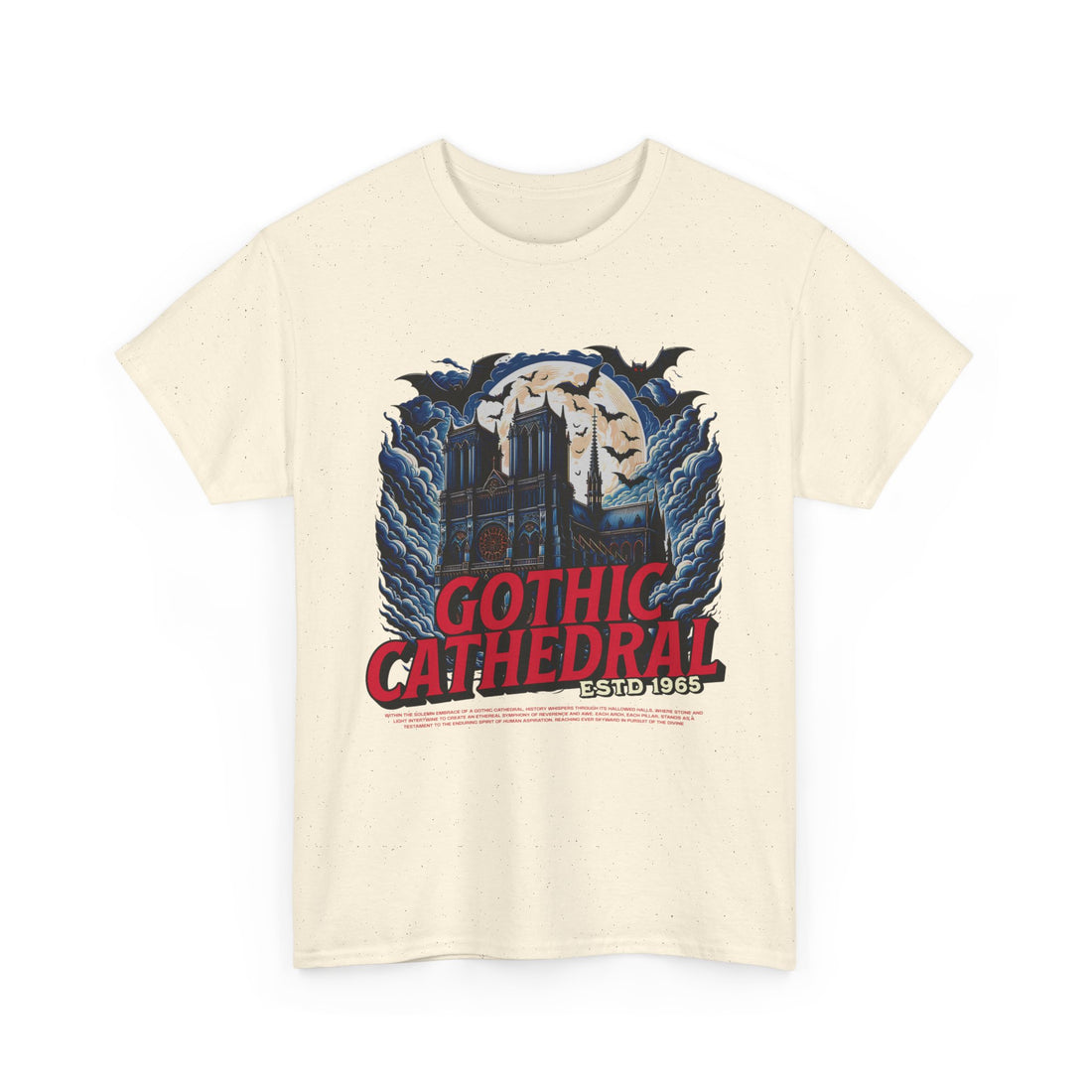 Gothic Cathedral T-Shirt - Graphic T-Shirt from Tee Utopia