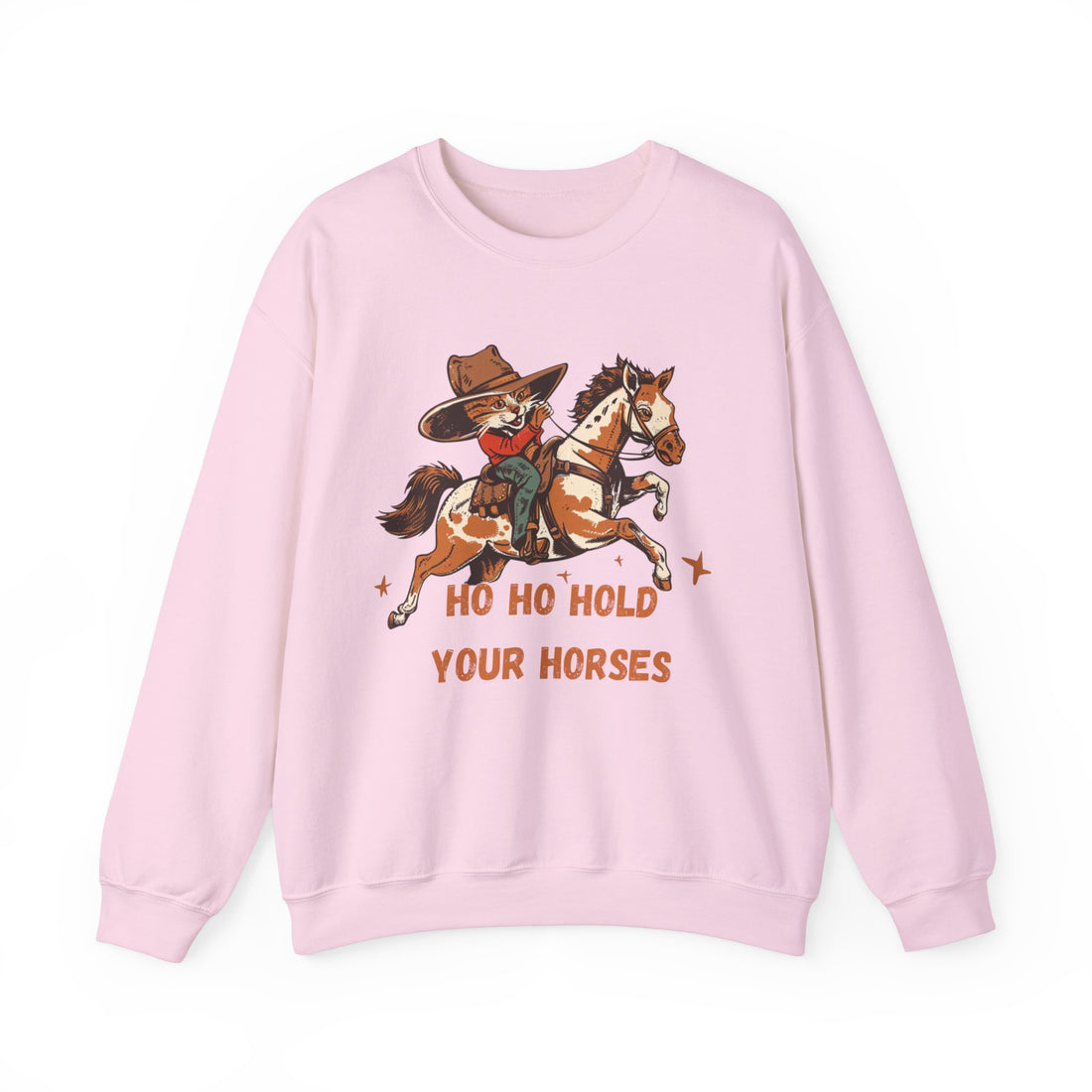 Ho Ho Hold Your Horses Sweatshirt - Graphic Sweatshirt from Tee Utopia