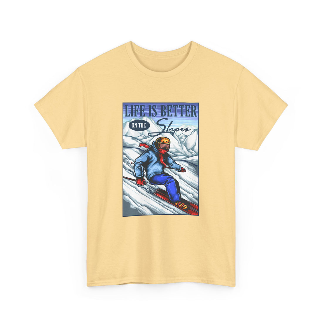 Life Is Better On The Slopes T-Shirt - Graphic T-Shirt from Tee Utopia