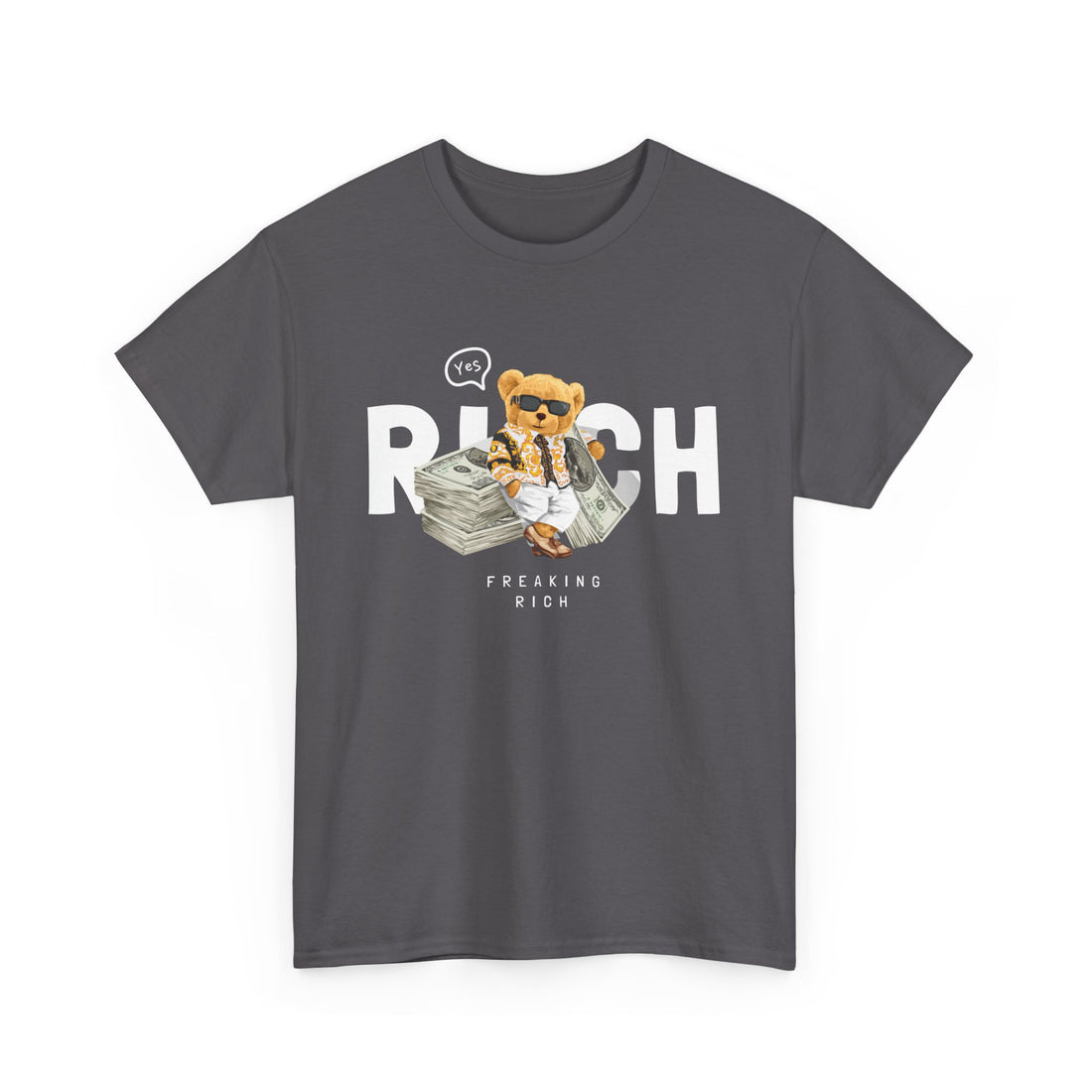 Freaking Rich T-Shirt - Graphic T-Shirt from Tee Utopia