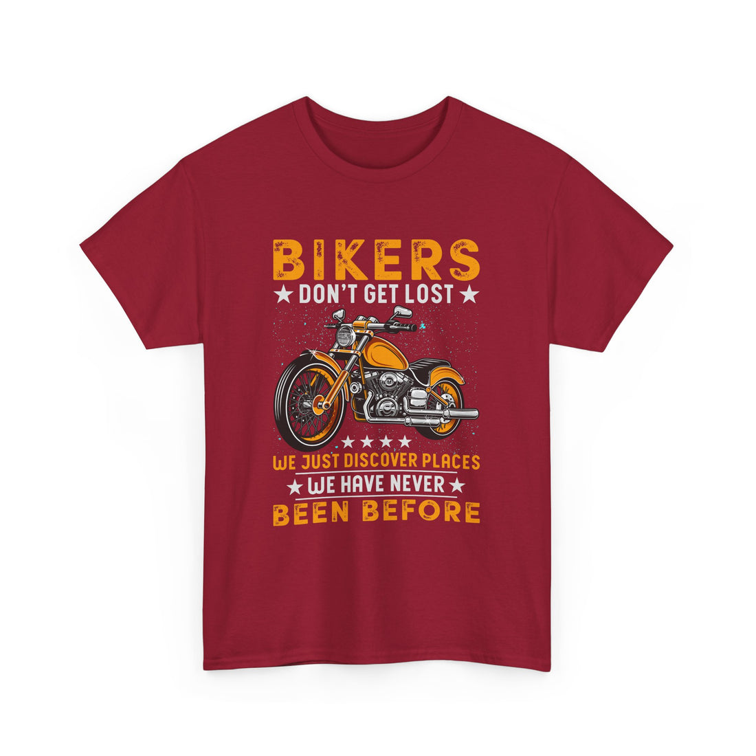 Bikers Don't Get Lost T-Shirt - Graphic T-Shirt from Tee Utopia