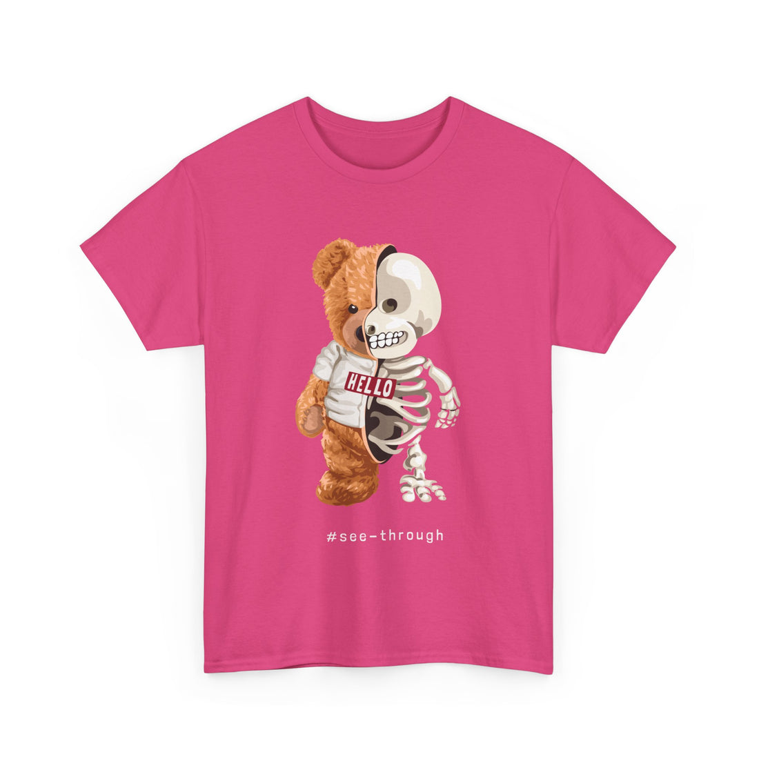 HELLO See-Through T-Shirt - Graphic T-Shirt from Tee Utopia