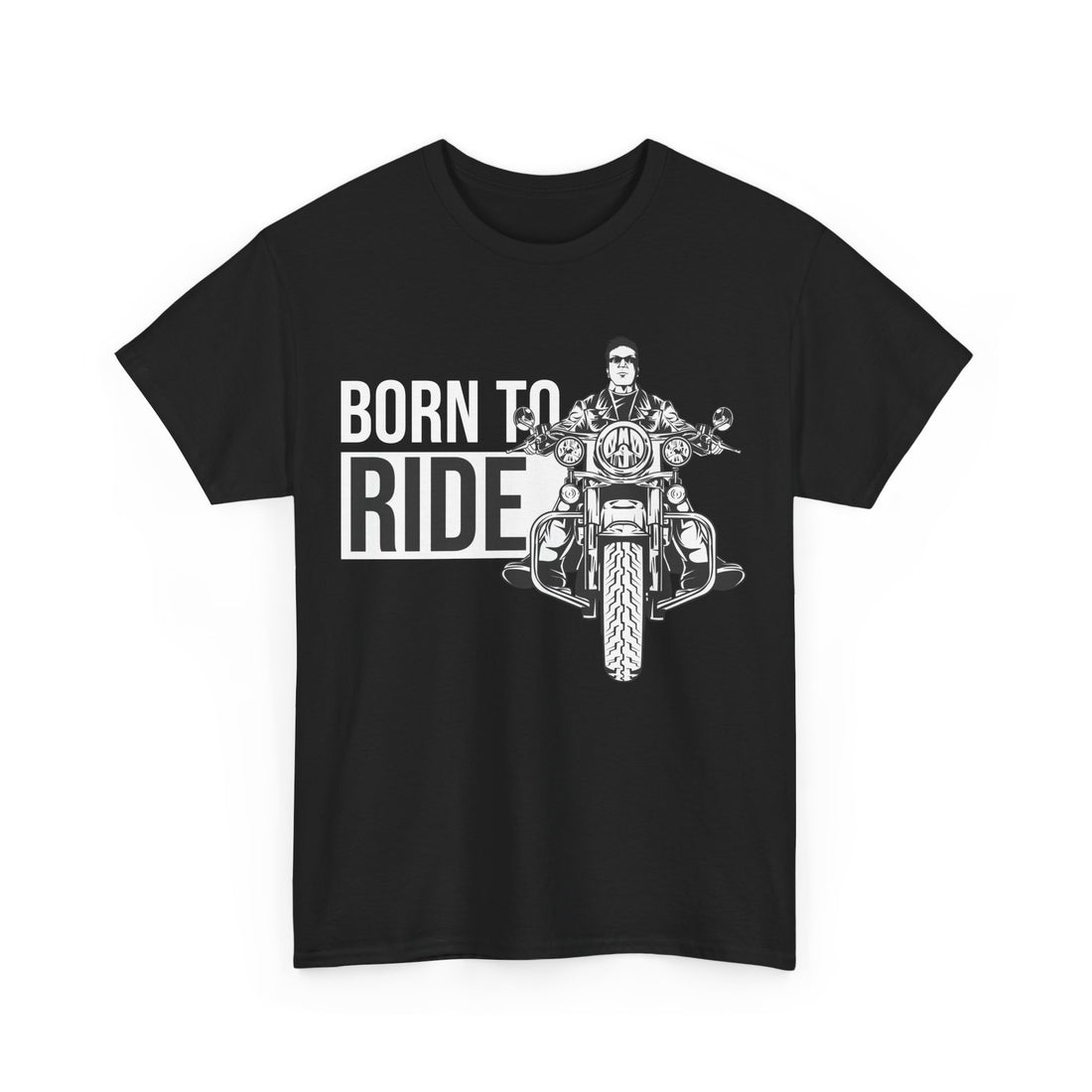 Born To Ride Biker T-Shirt - Graphic T-Shirt from Tee Utopia