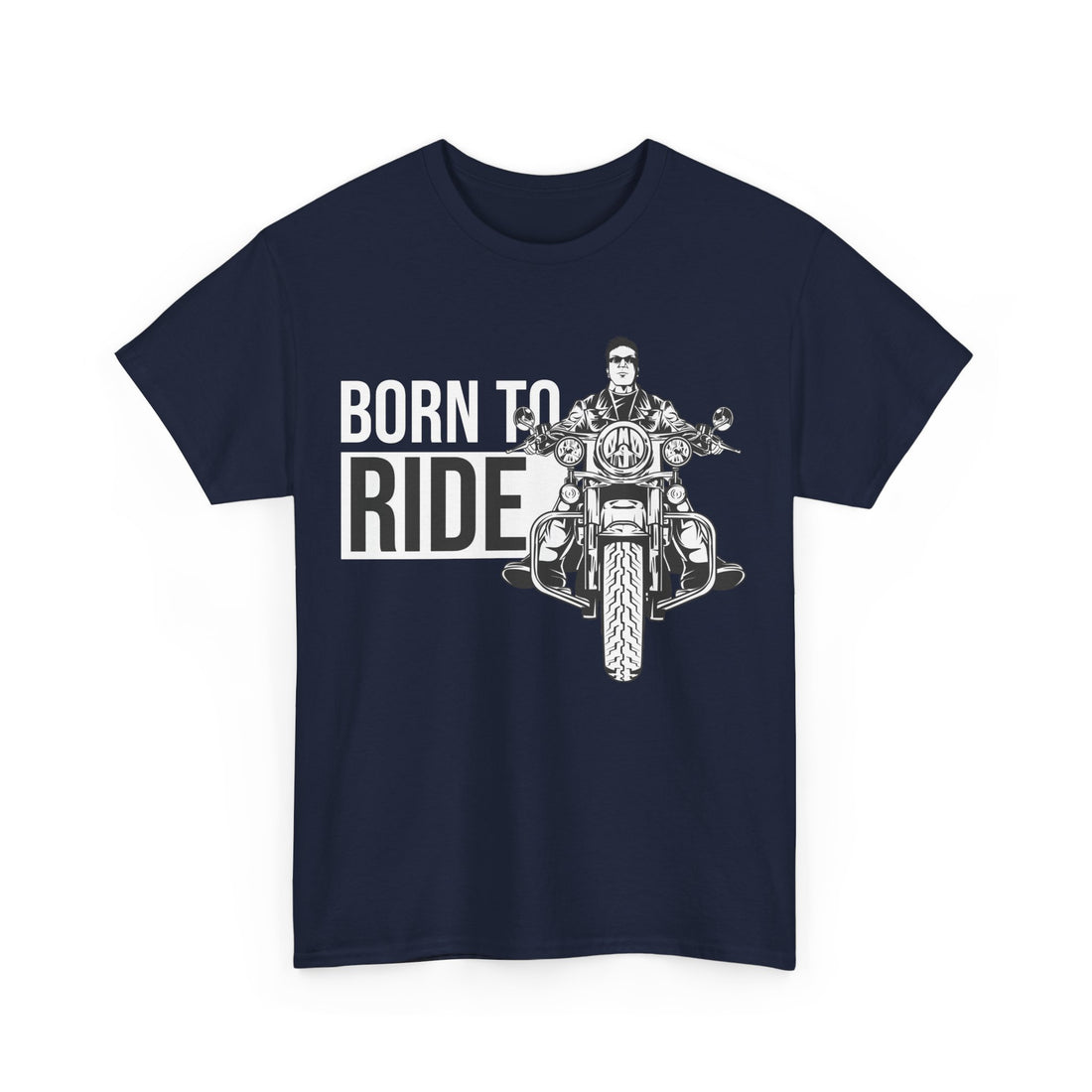Born To Ride Biker T-Shirt - Graphic T-Shirt from Tee Utopia