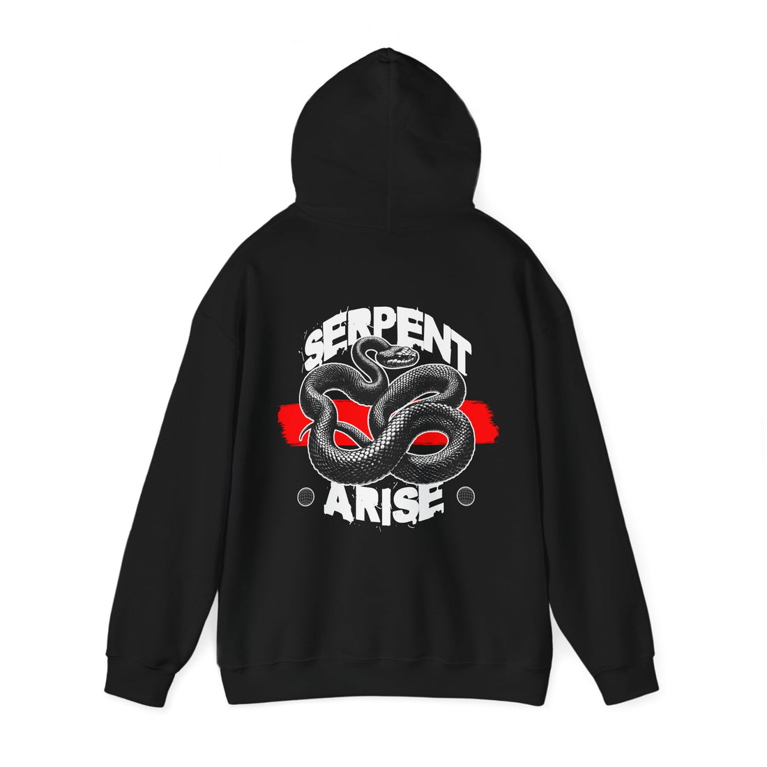 Serpent Arise Front and Back Hoodie - Graphic Hoodie from Tee Utopia