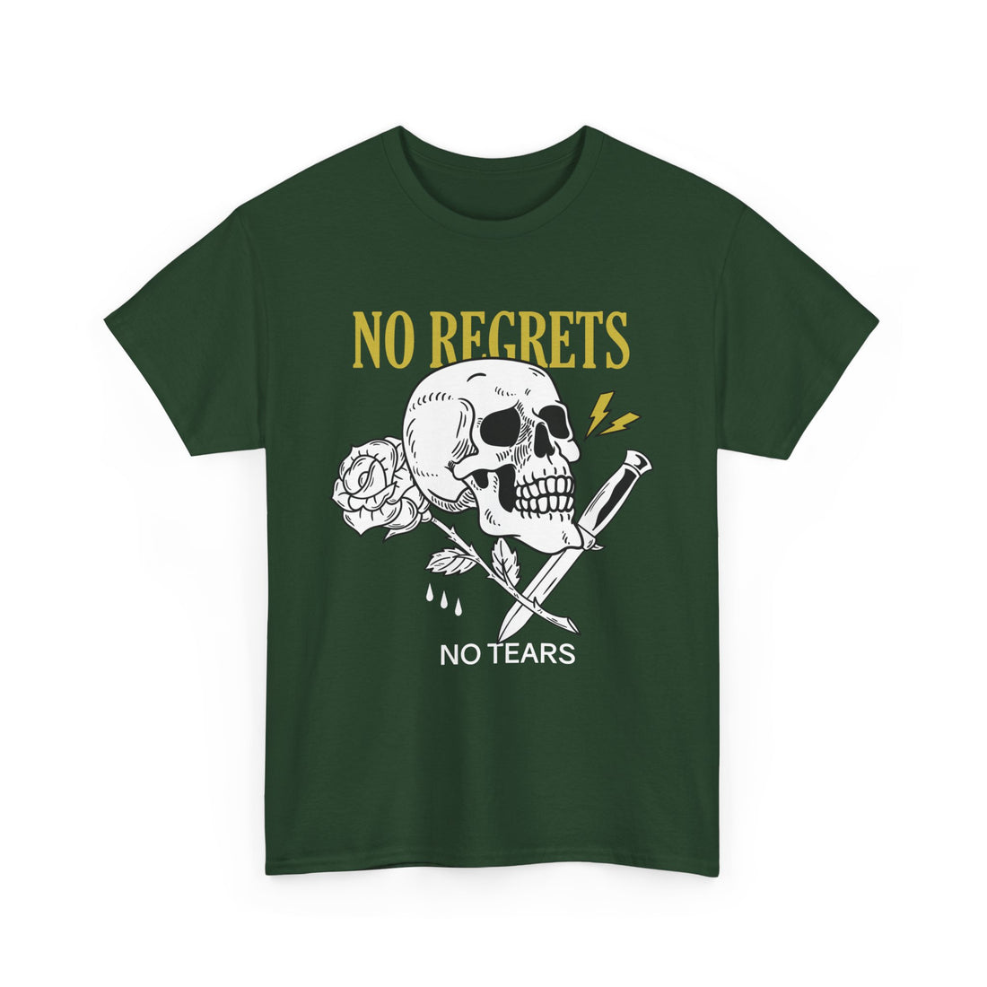 No Regrets T-Shirt - Graphic T-Shirt from Tee Utopia