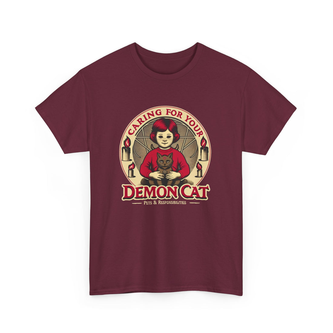 Caring For Your Demon T-Shirt - Graphic T-Shirt from Tee Utopia