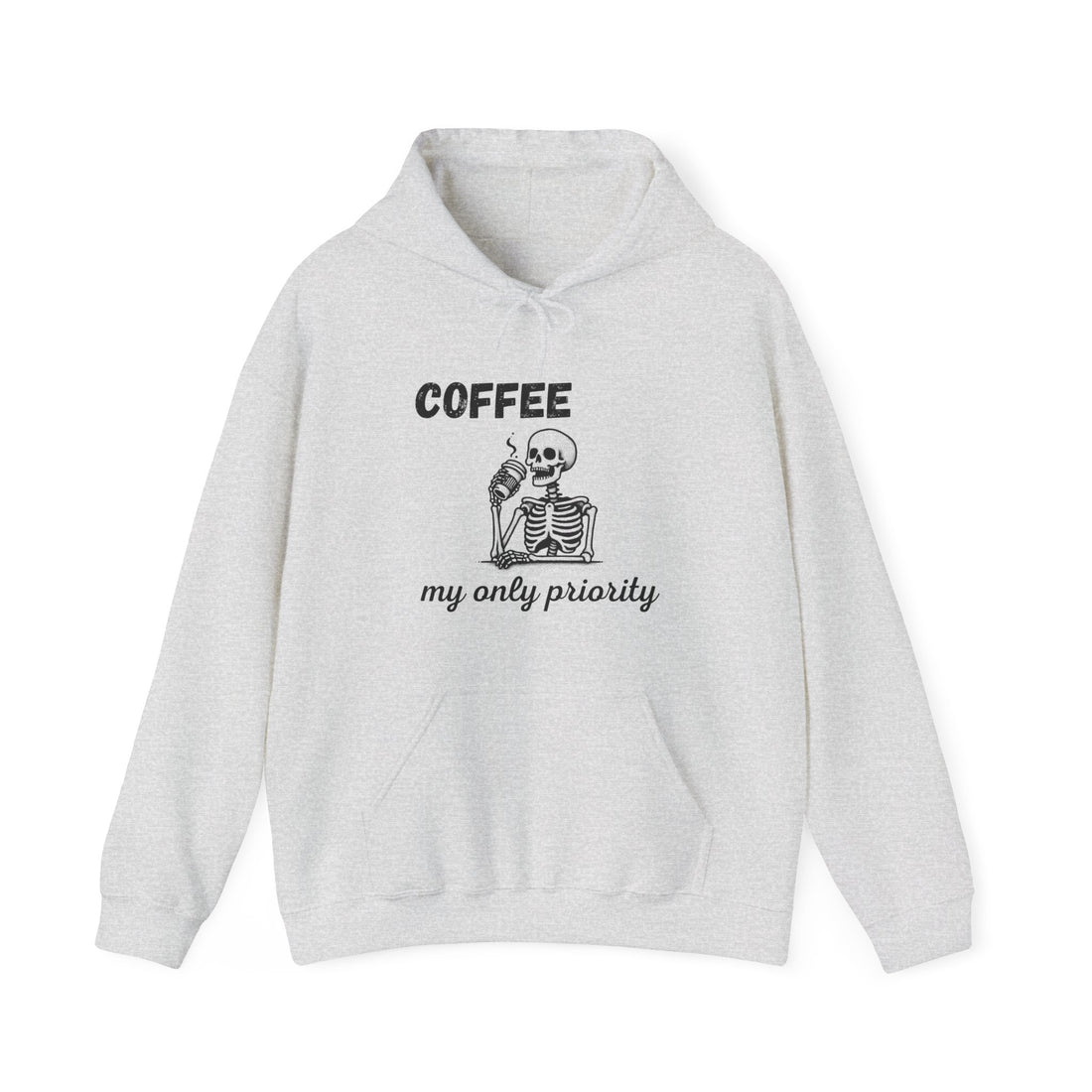 Coffee My Only Priority Hoodie - Graphic Hoodie from Tee Utopia