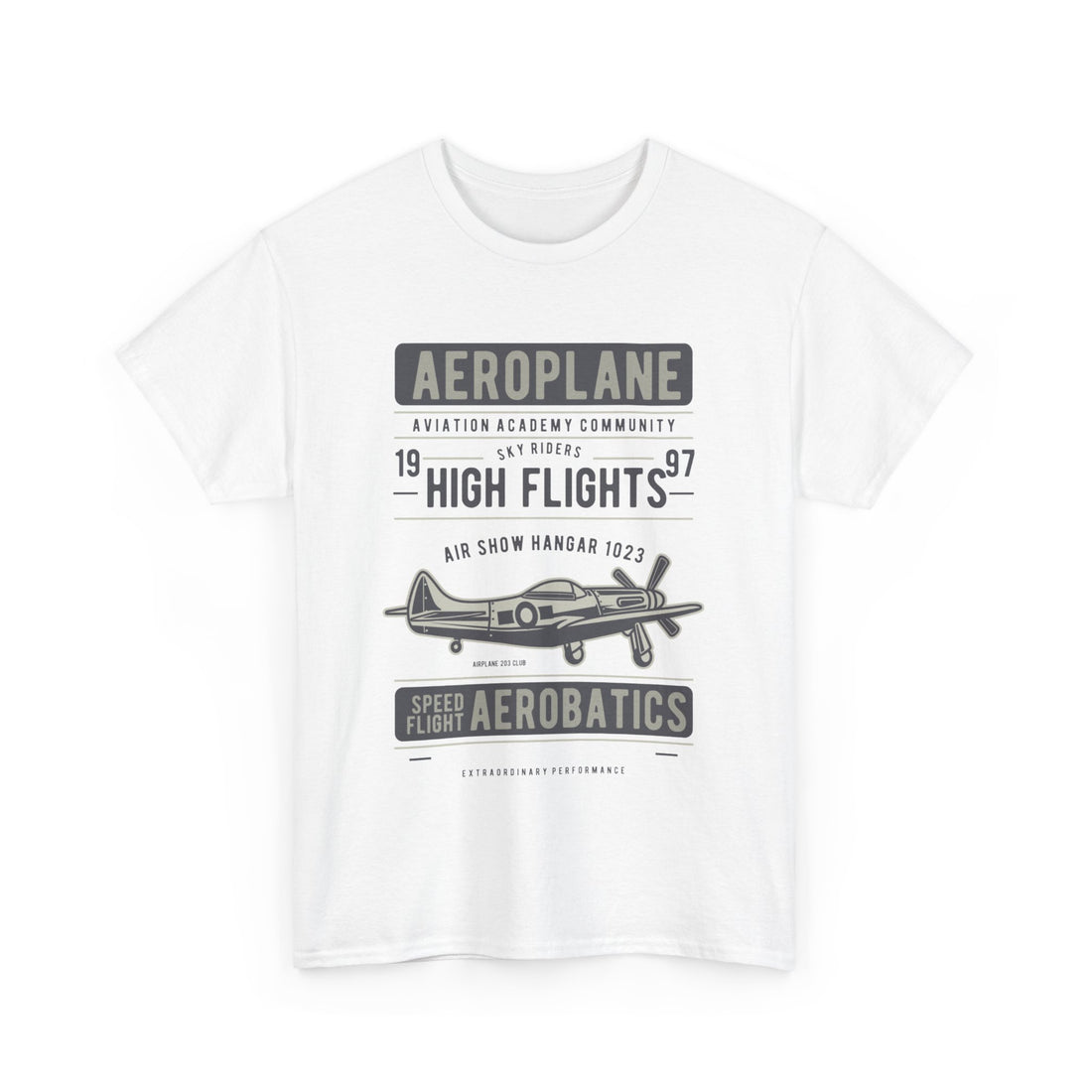 Aeroplane T-Shirt - Graphic T-Shirt from Tee Utopia