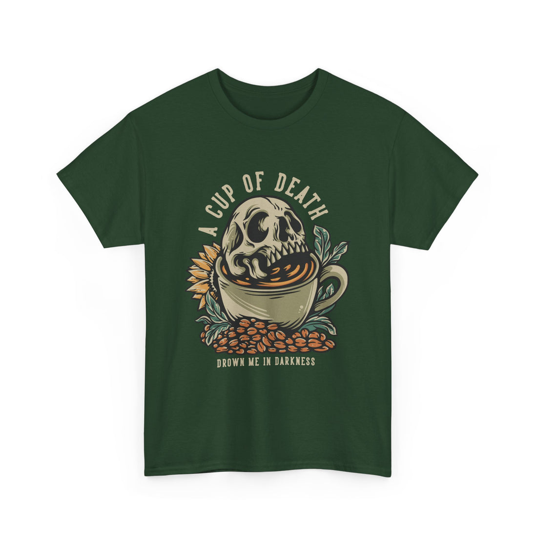 A Cup of Death T-Shirt - Graphic T-Shirt from Tee Utopia