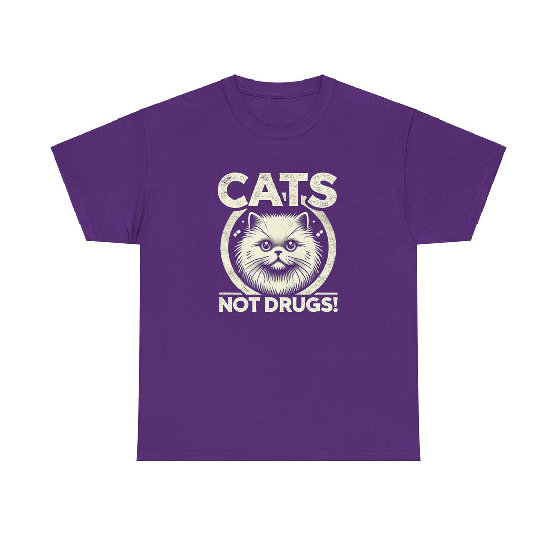 Cats Not Drugs T-Shirt - Graphic T-Shirt from Tee Utopia