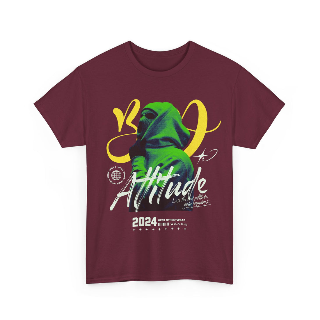 Attitude T-Shirt - Graphic T-Shirt from Tee Utopia