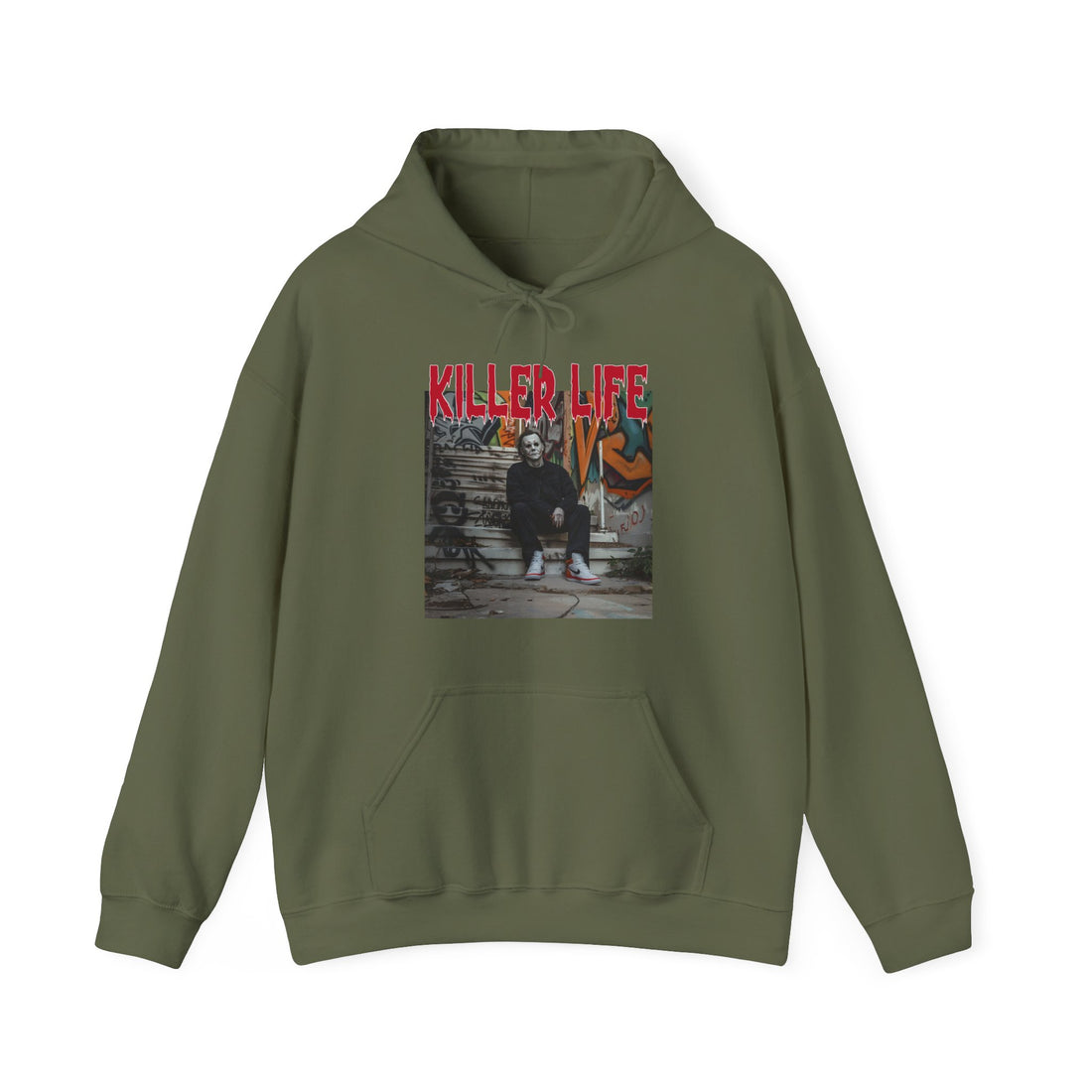 Killer Life Hoodie - Graphic Hoodie from Tee Utopia
