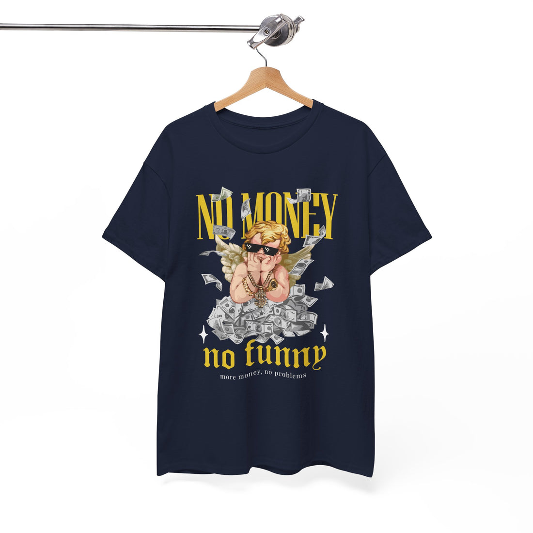 No Money No Funny T-Shirt - Graphic T-Shirt from Tee Utopia