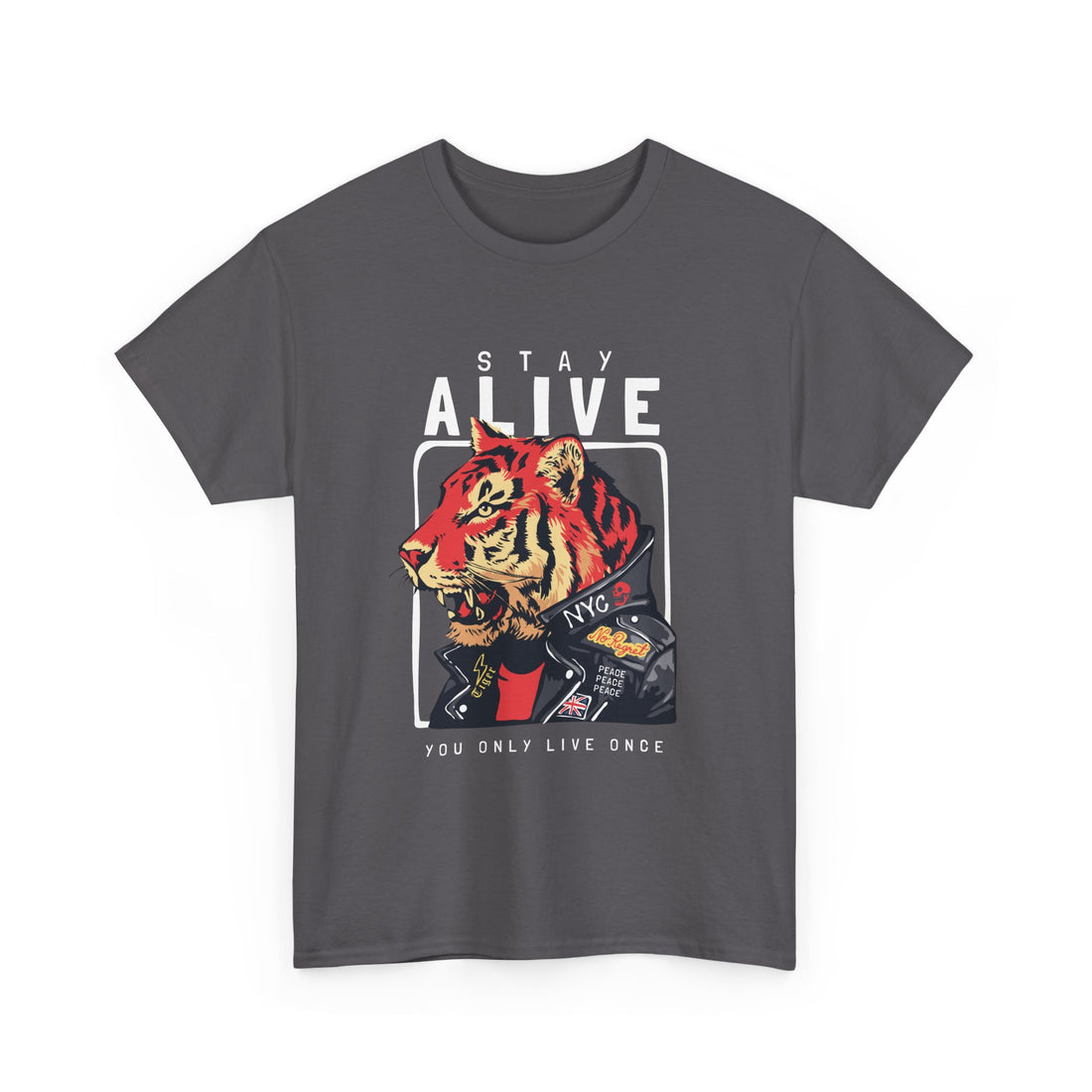 Stay Alive T-Shirt - Graphic T-Shirt from Tee Utopia