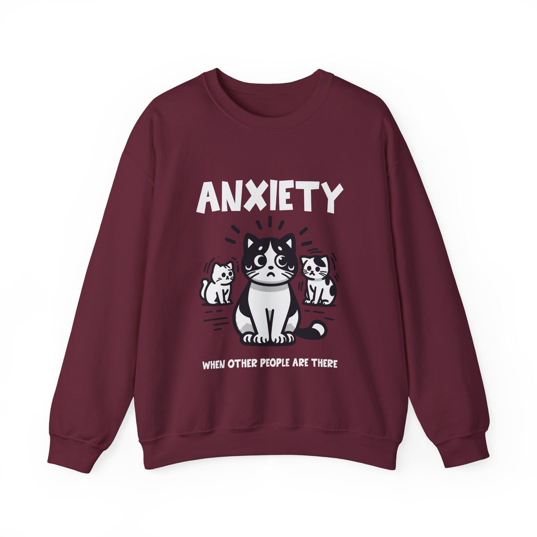 When Other People Are There Sweatshirt - Graphic Sweatshirt from Tee Utopia