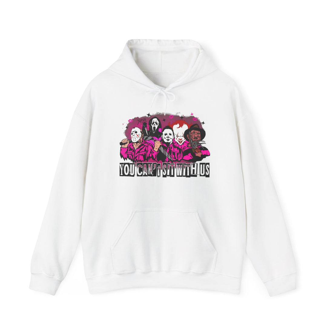 You Can't Sit With Us Hoodie - Graphic Hoodie from Tee Utopia