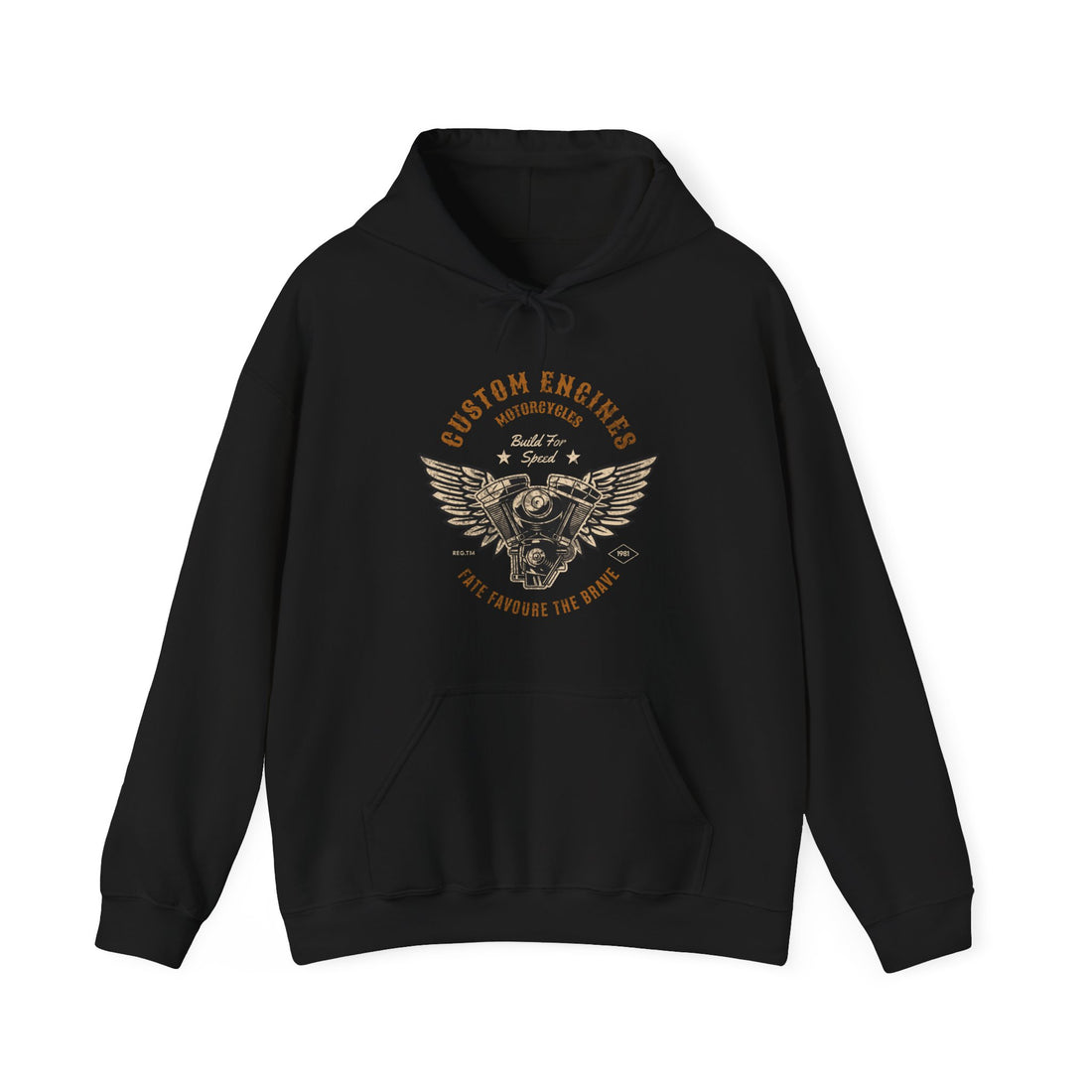 Custom Engines Hoodie - Graphic Hoodie from Tee Utopia