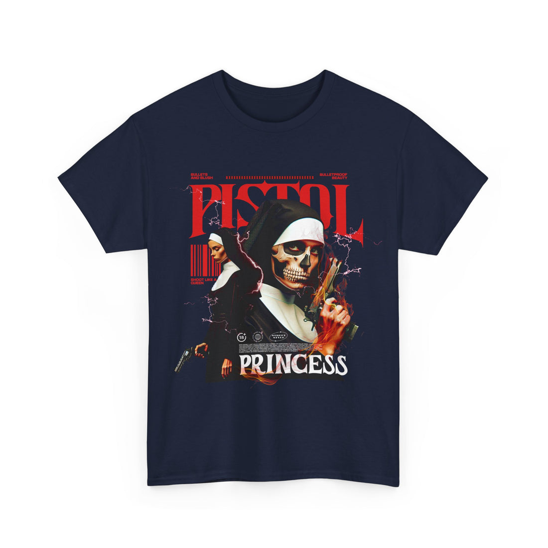 Pistol Princess T-Shirt - Graphic T-Shirt from Tee Utopia