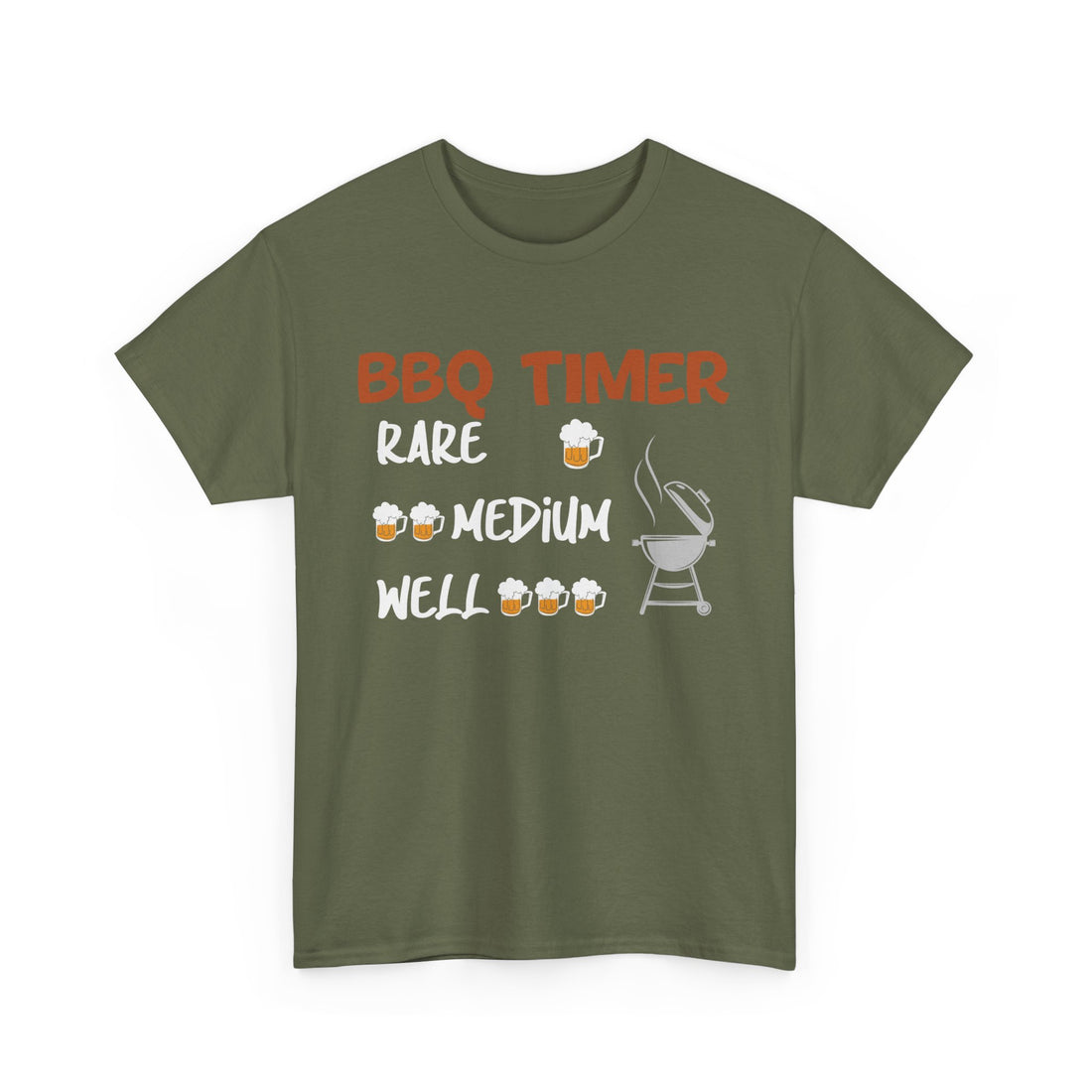 BBQ Timer  T-Shirt - Graphic T-Shirt from Tee Utopia