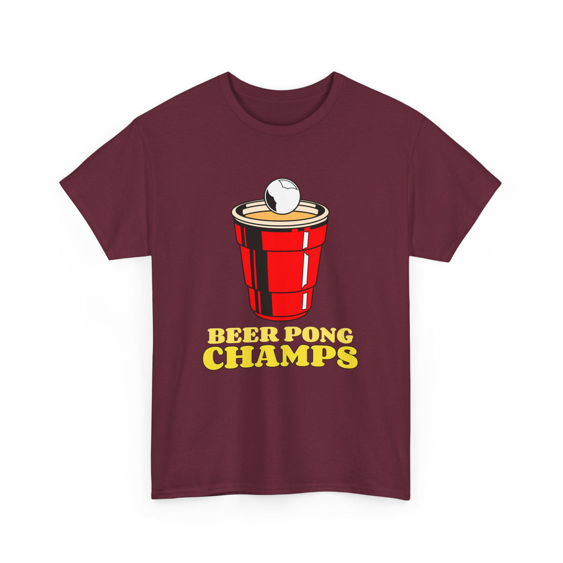 Beer Pong Champs  T-Shirt - Graphic T-Shirt from Tee Utopia