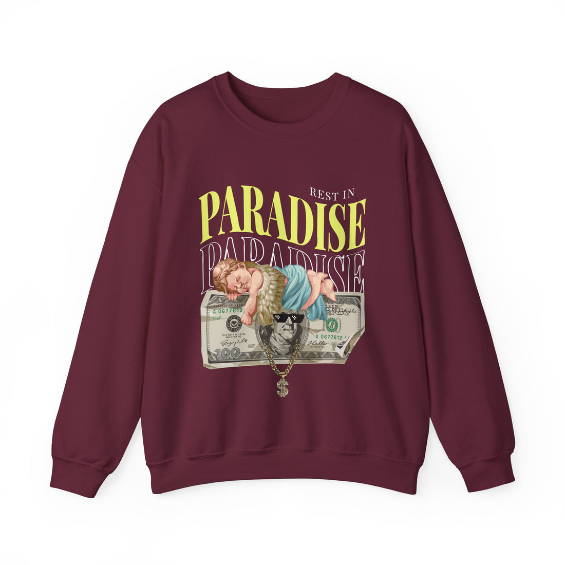 Rest in Paradise Sweatshirt - Graphic Sweatshirt from Tee Utopia