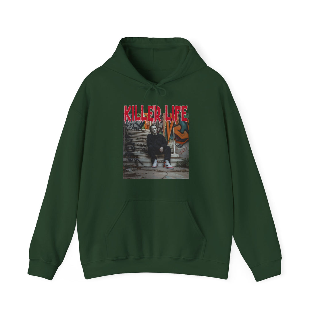 Killer Life Hoodie - Graphic Hoodie from Tee Utopia