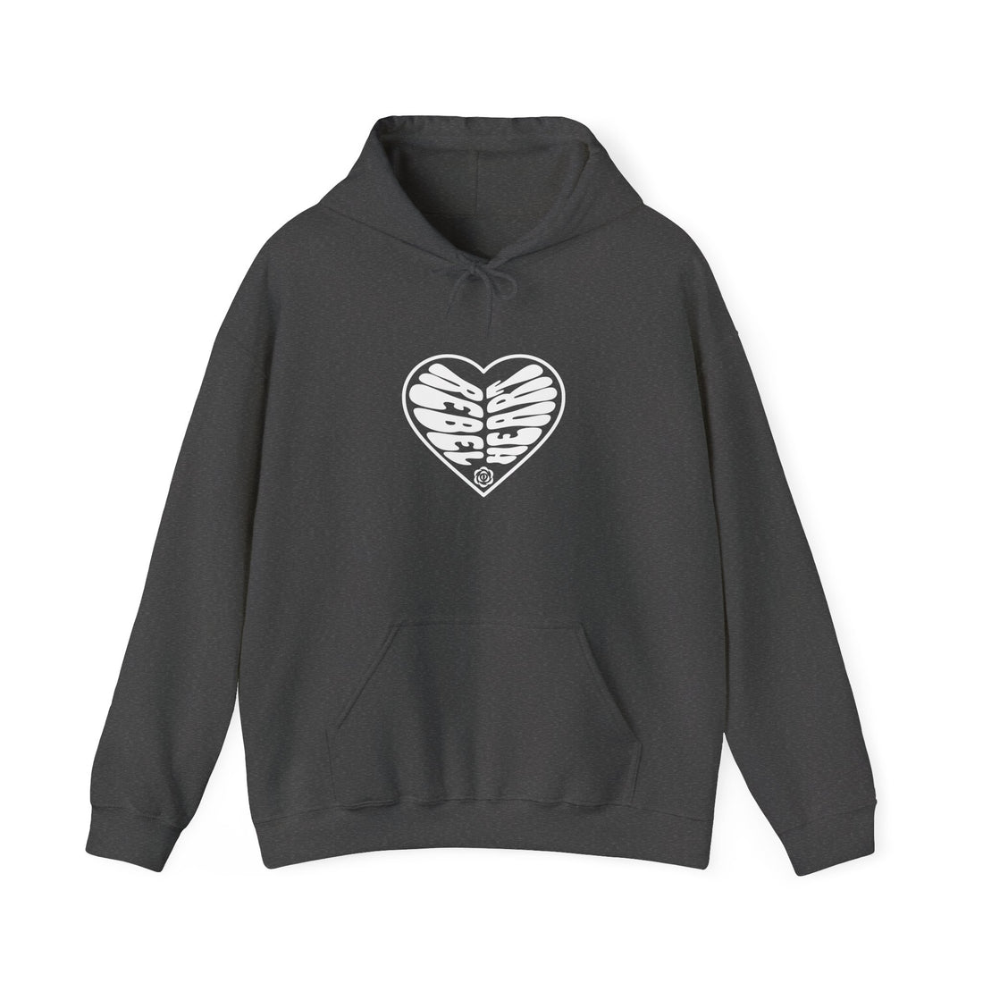 Rebel Heart Front and Back Hoodie - Graphic Hoodie from Tee Utopia