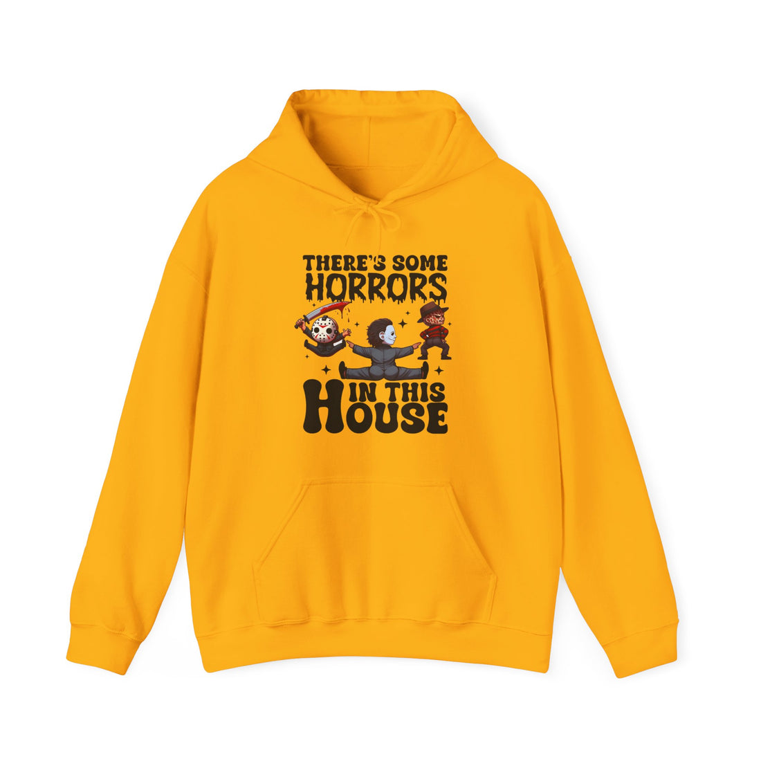 Theres Some Horrors In This House Hoodie - Graphic Hoodie from Tee Utopia