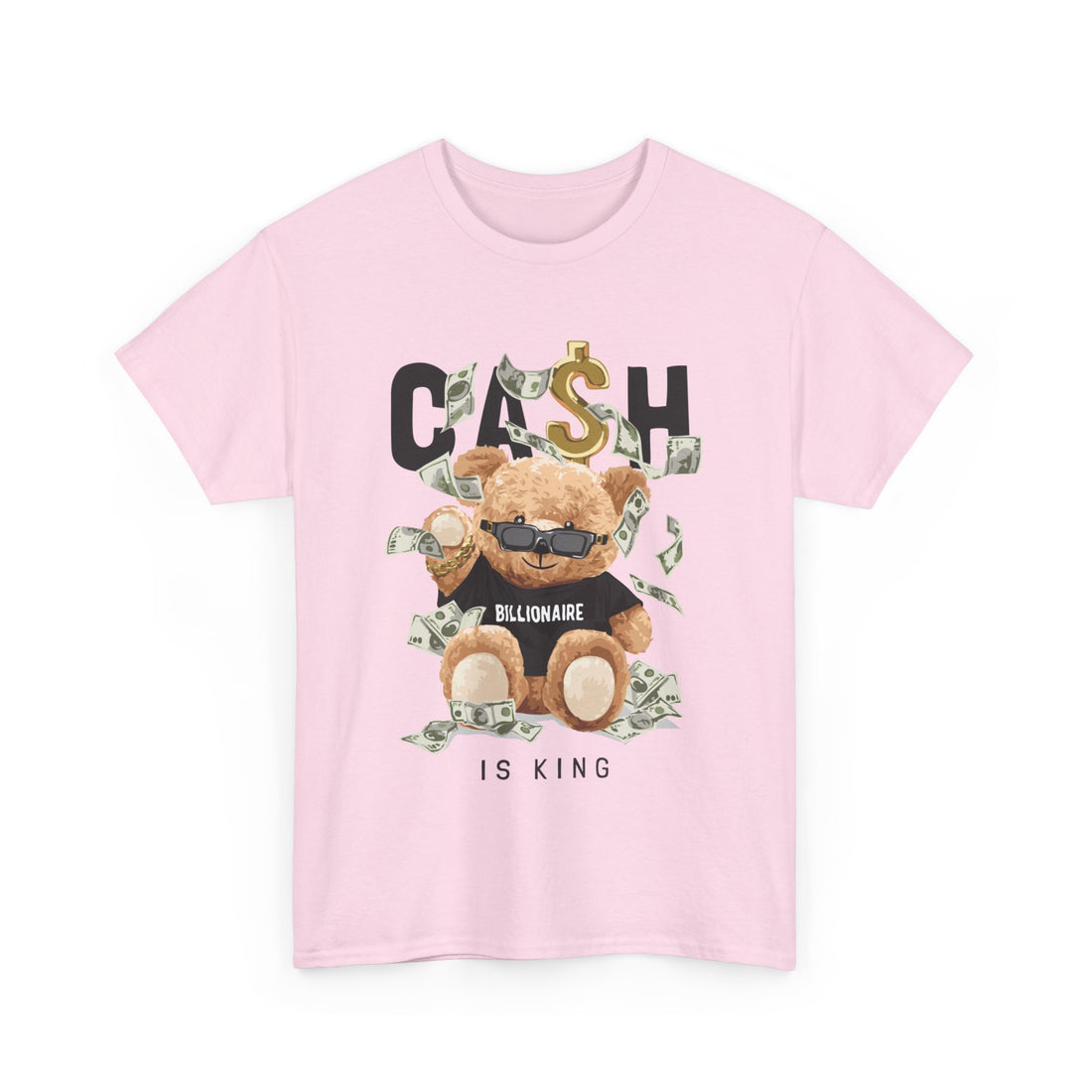 Cash is King T-Shirt - Graphic T-Shirt from Tee Utopia
