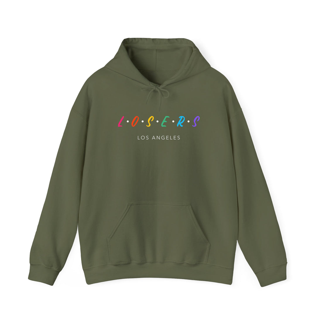 LOSERS Los Angeles Hoodie - Graphic Hoodie from Tee Utopia