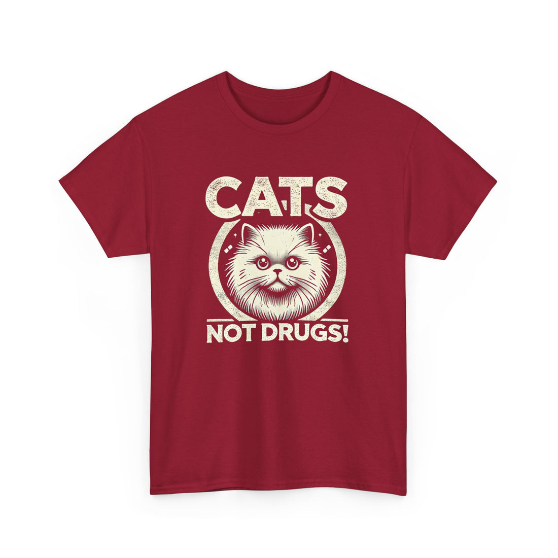 Cats Not Drugs T-Shirt - Graphic T-Shirt from Tee Utopia