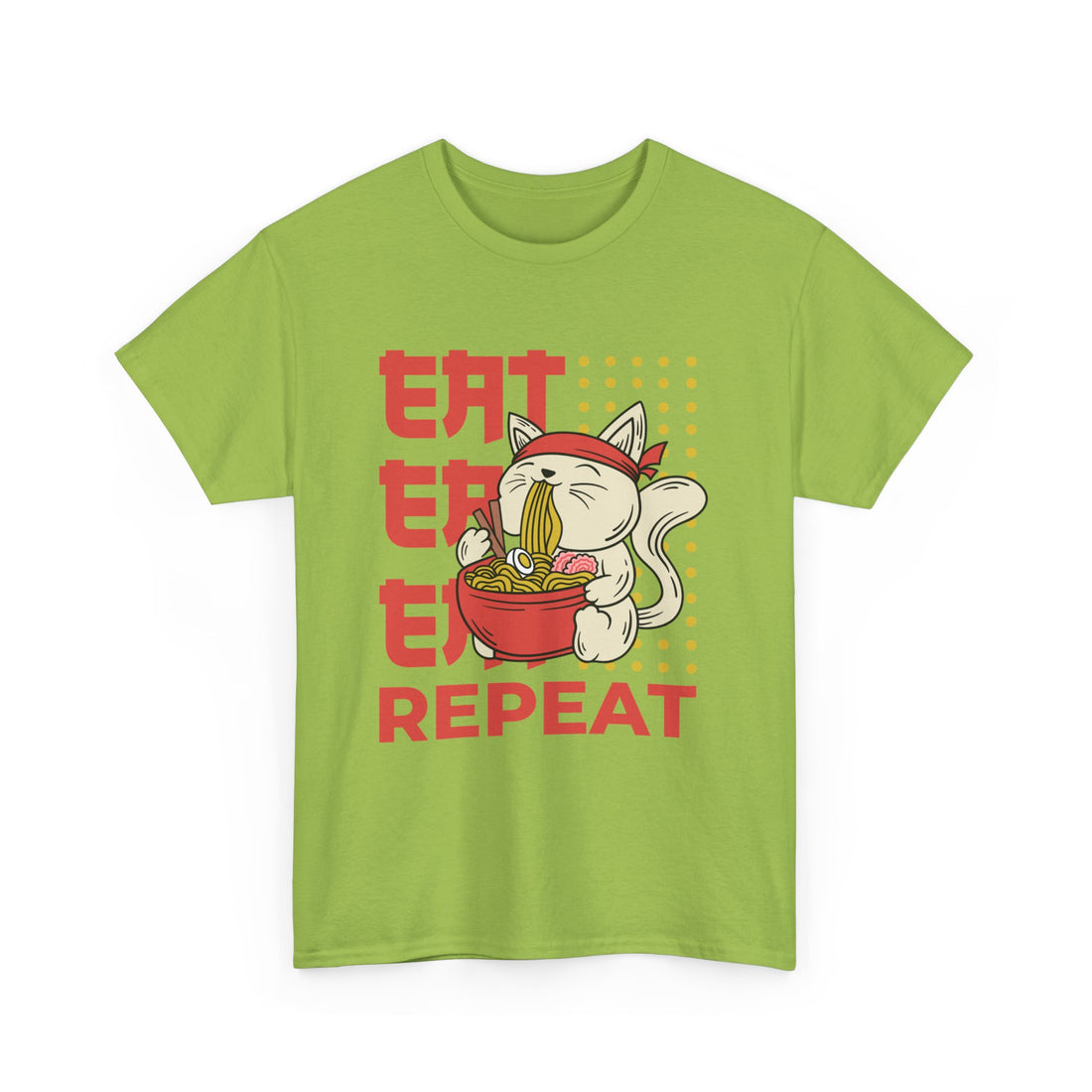 Eat Eat Eat Repeat T-Shirt - Graphic T-Shirt from Tee Utopia