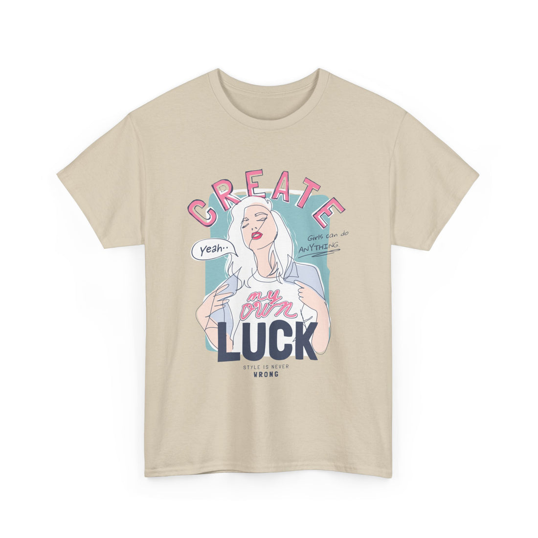 Create My Own Luck T-Shirt - Graphic T-Shirt from Tee Utopia