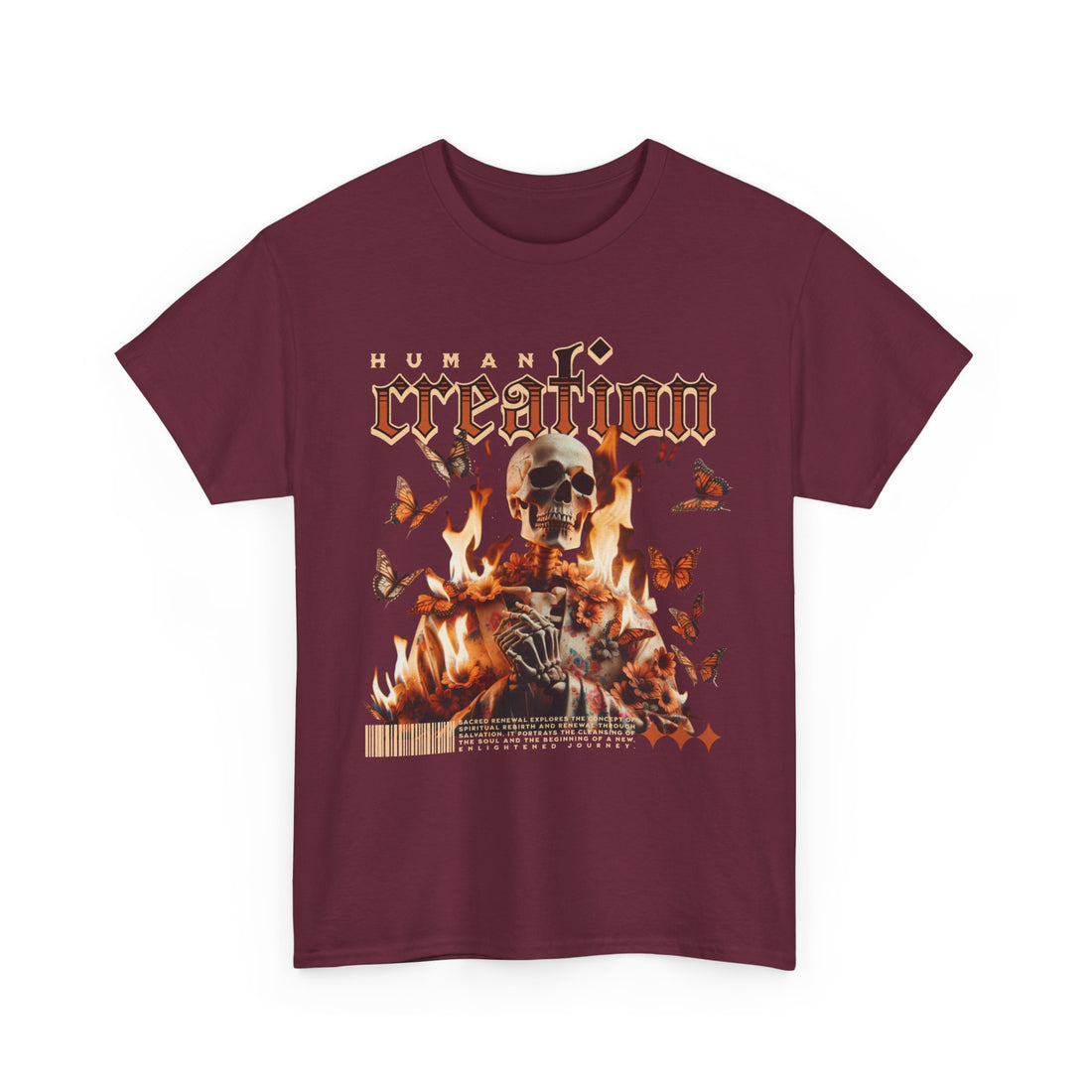 Human Creation T-Shirt - Graphic T-Shirt from Tee Utopia