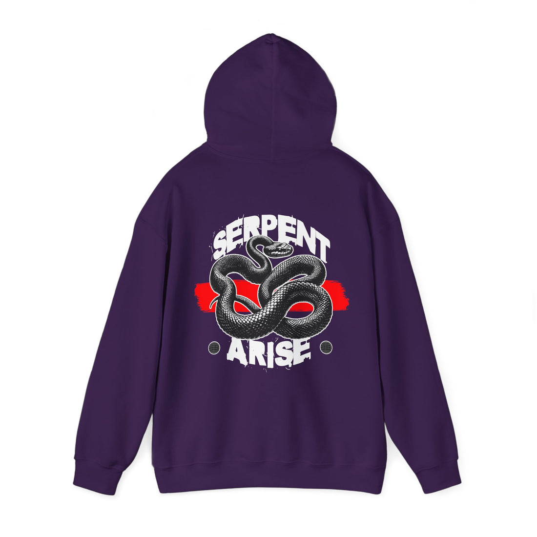 Serpent Arise Front and Back Hoodie - Graphic Hoodie from Tee Utopia
