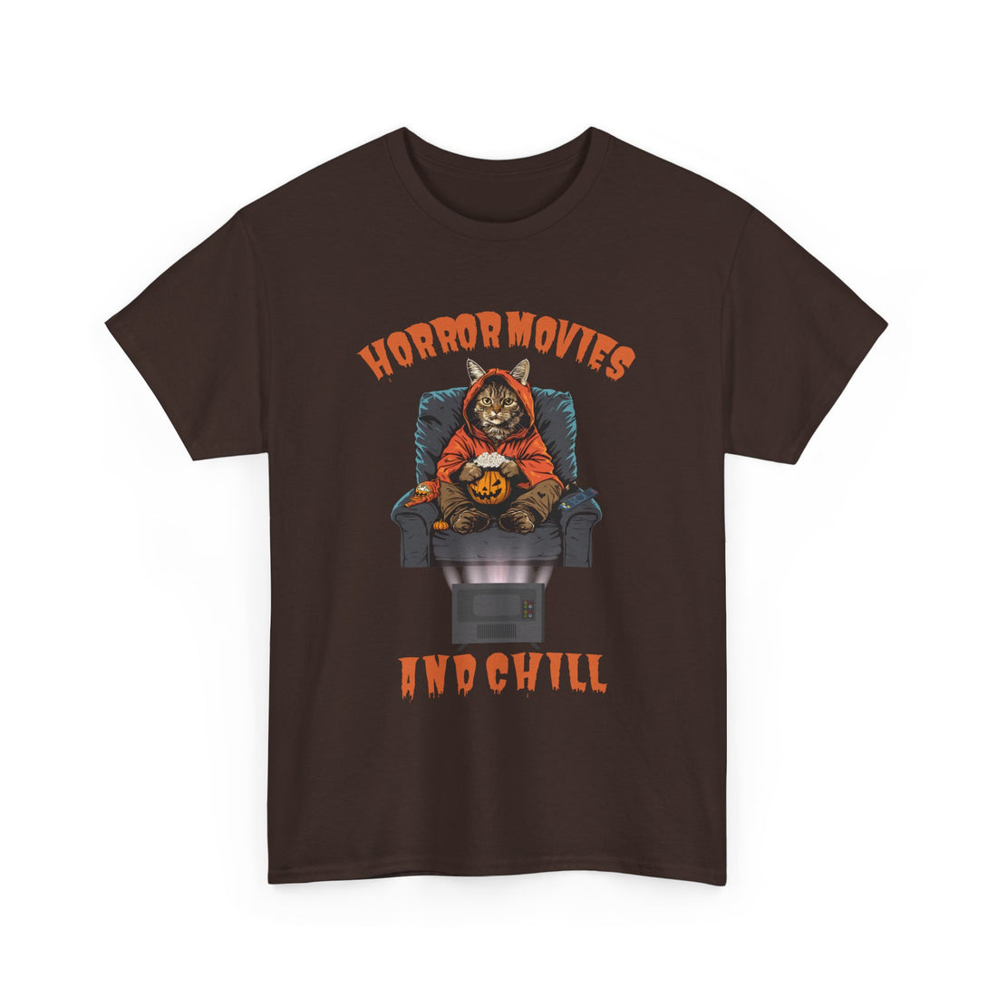 Horror Movies and Chill T-Shirt - Graphic T-Shirt from Tee Utopia