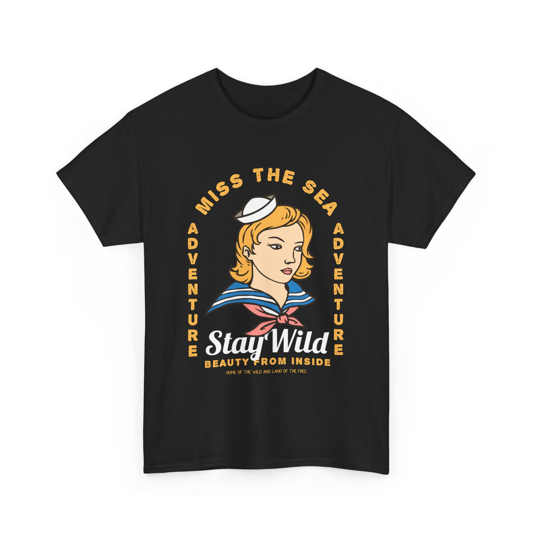 Miss The Sea T-Shirt - Graphic T-Shirt from Tee Utopia