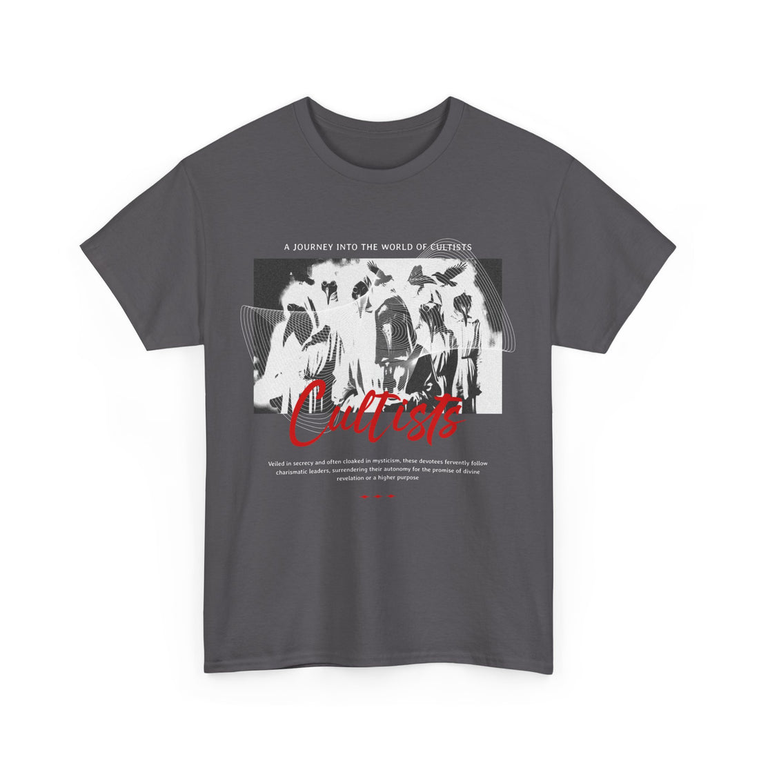 Journey Into The World of Cultist T-Shirt - Graphic T-Shirt from Tee Utopia